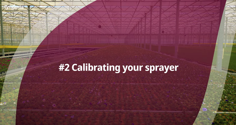 2. Sprayer Calibration for Ornamentals